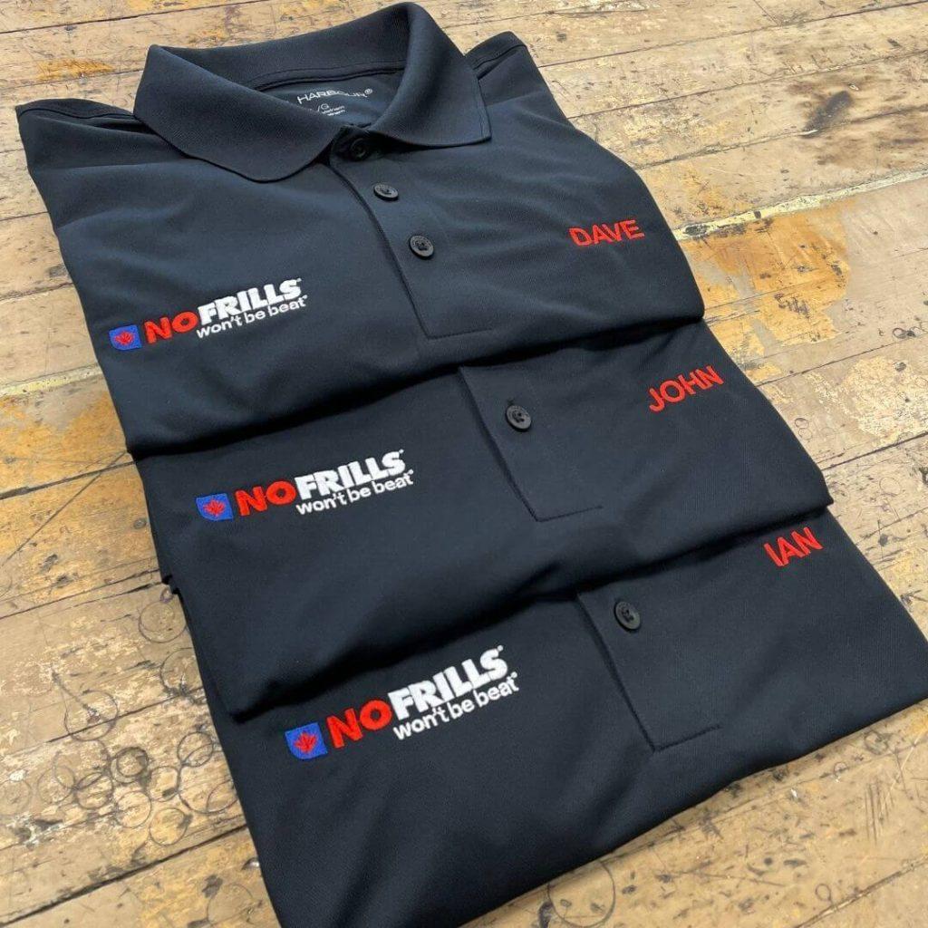 No Frills Custom Workwear - Custom Colour Brantford Gallery