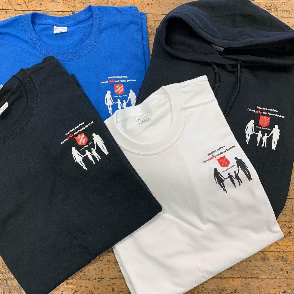 Salvation Army Screen printing - Custom Colour T-Shirts & Apparel