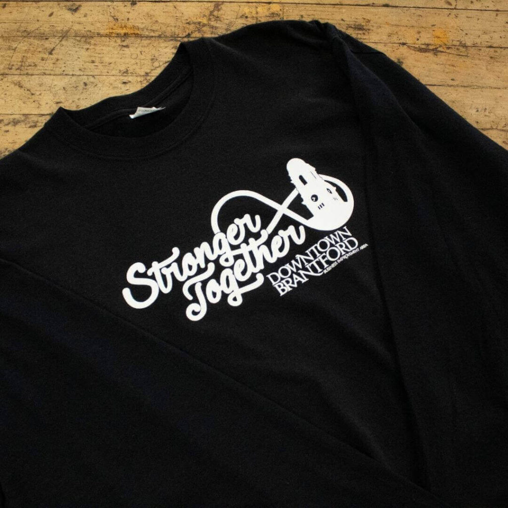 Downtown Brantford - Stronger Together - Brantford Apparel by Custom Colour T-Shirts