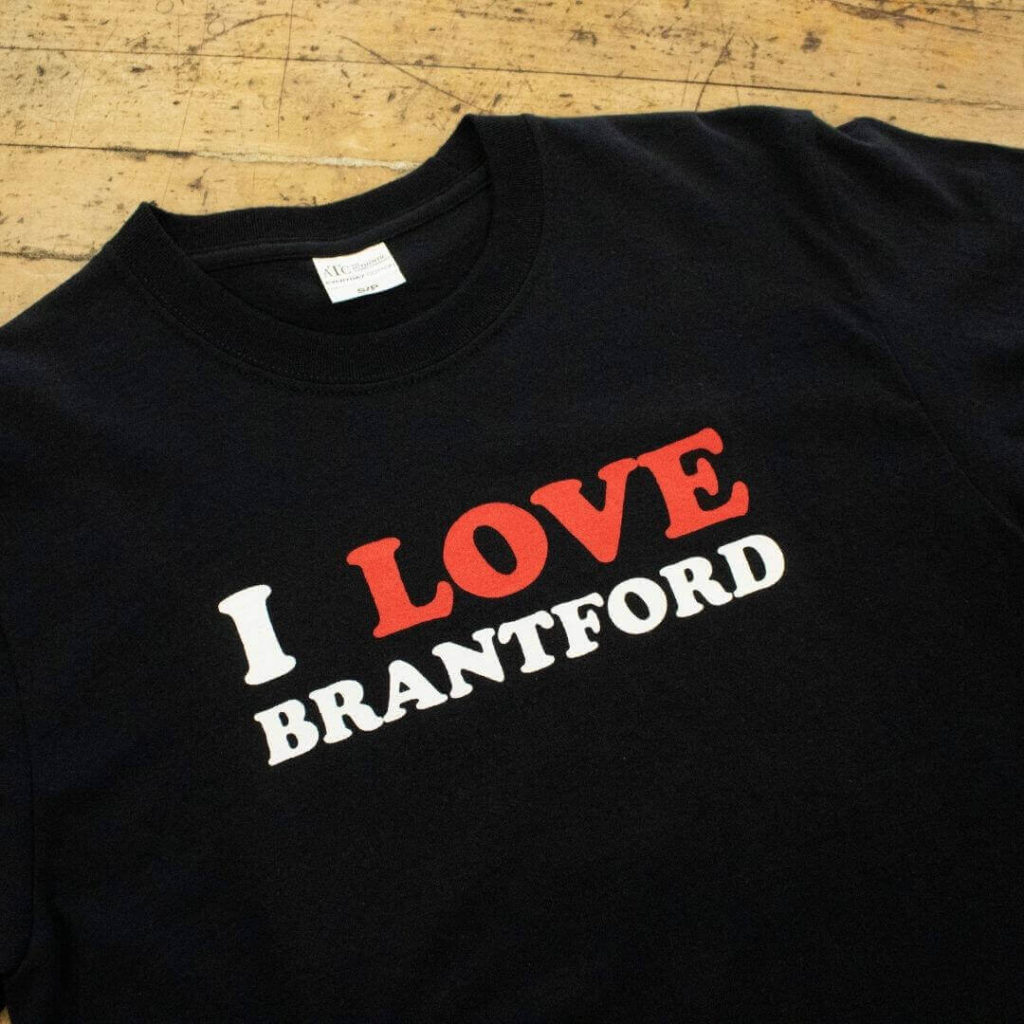 I Love Brantford - Blake - Brantford Apparel - Custom Colour T-Shirts