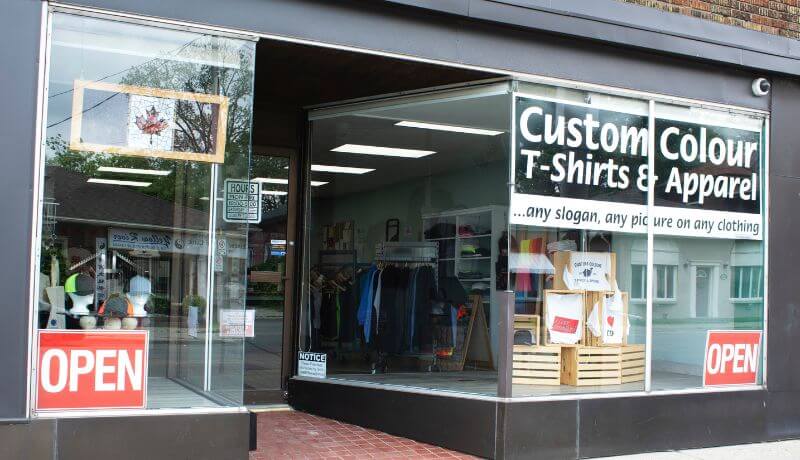 150 Market Street Brantford ON - Custom Colour T-Shirts & Apparel Storefront